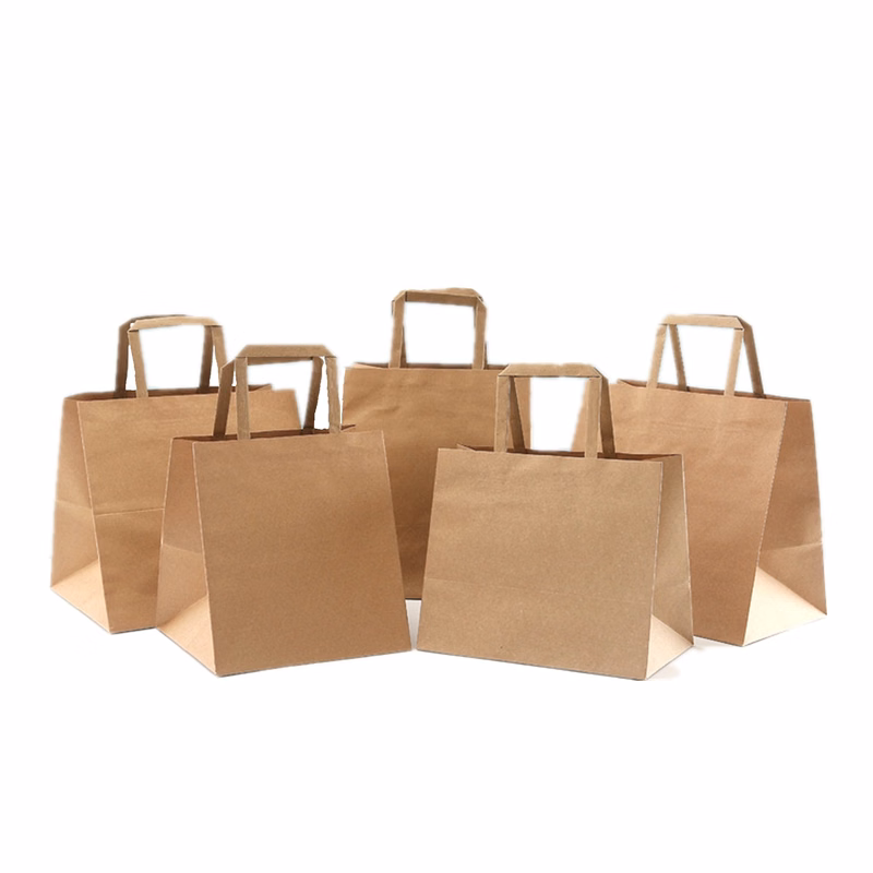 Kraft Paper Bag With Handle Rush Service