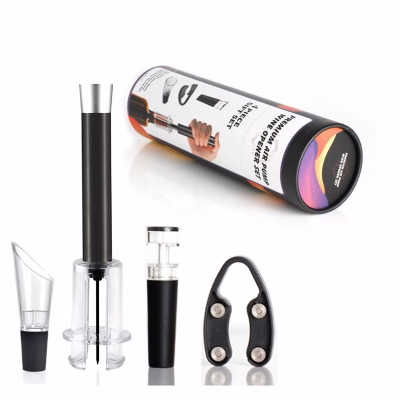 4 In 1 Gift Air Pressure Pump Wine Corkscrew Bottle Opener