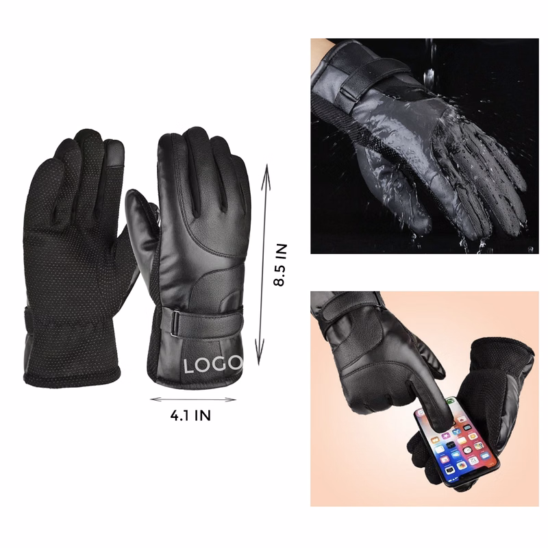 MOQ 10 PCS Comfortable Leather Motorcycle Gloves