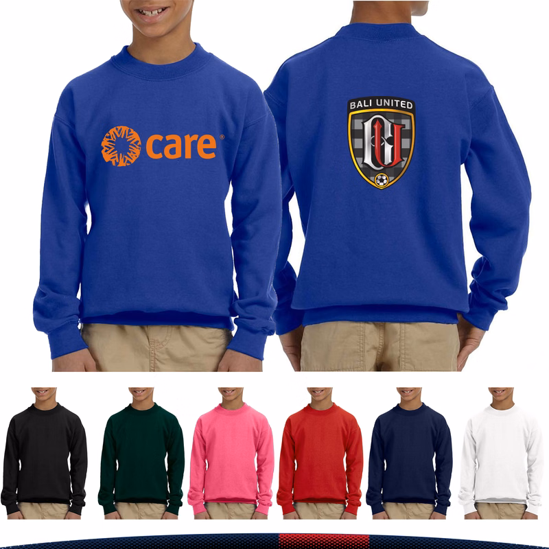 Gildan® Youth Cotton Crewneck Sweatshirts