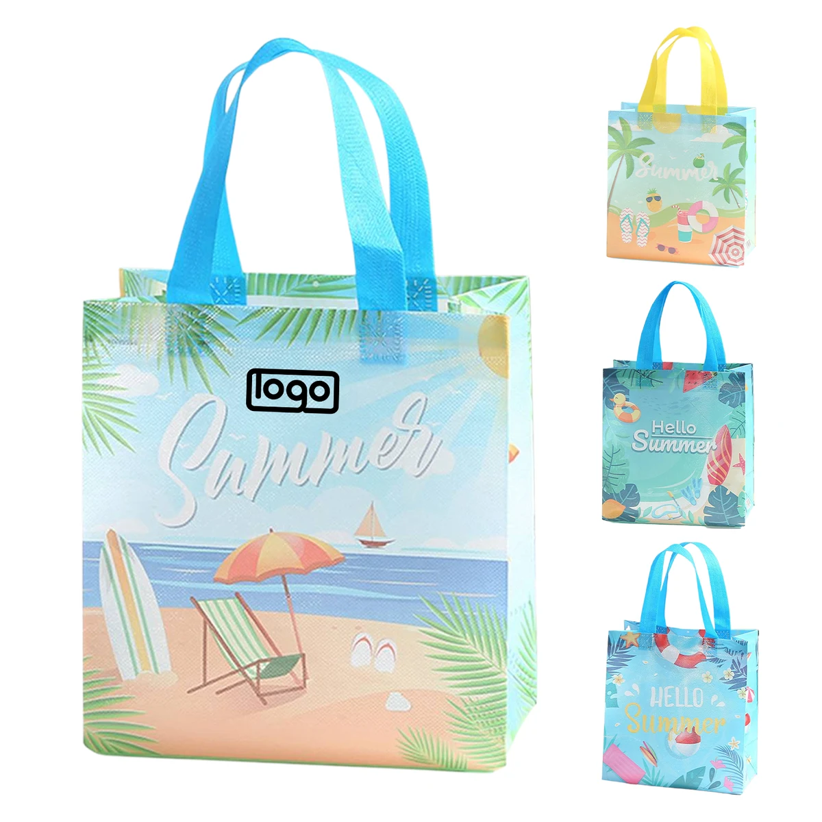 Non-Woven Beach Printed Shopping Handbag 1