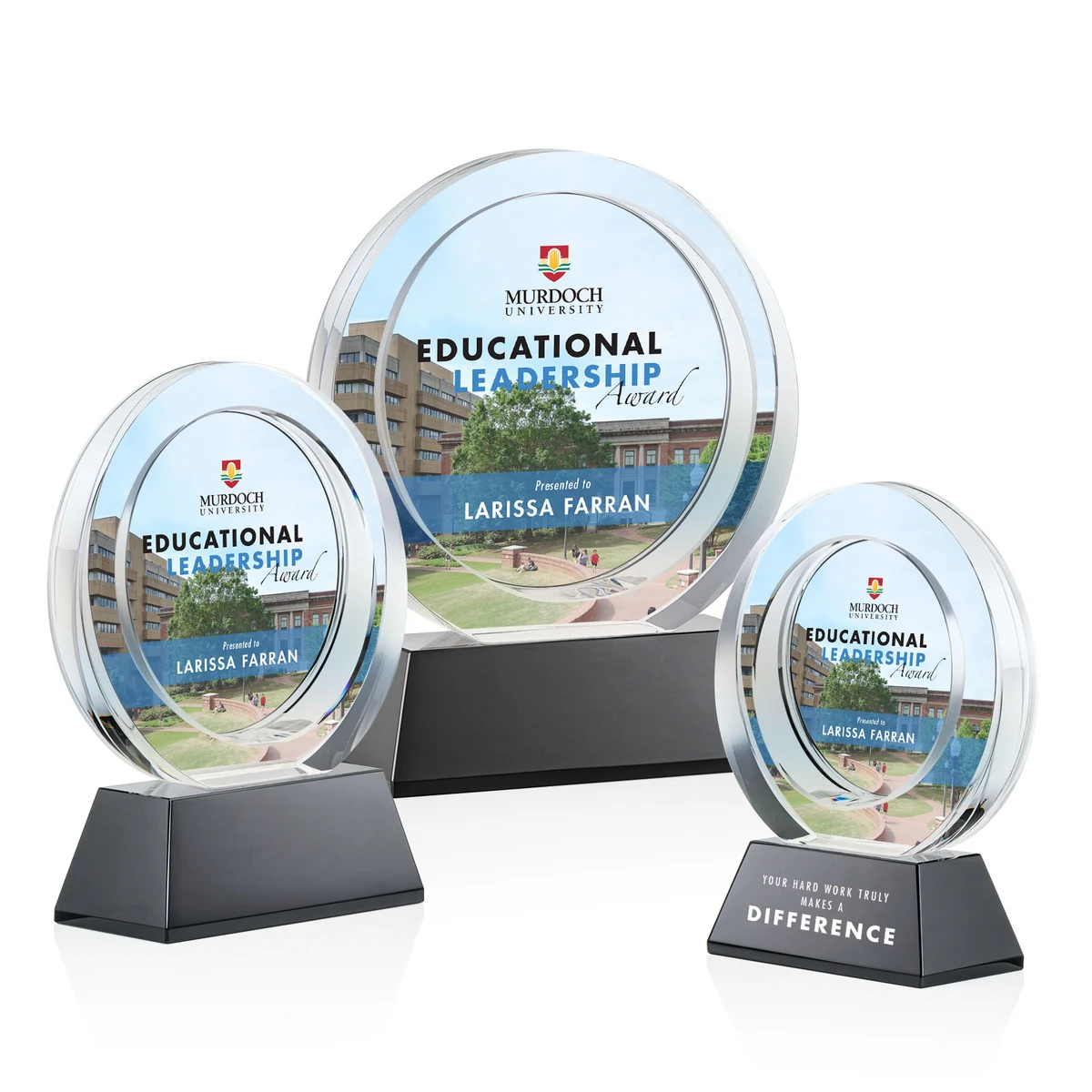 Templeton VividPrint™ Award on Base - Black 1