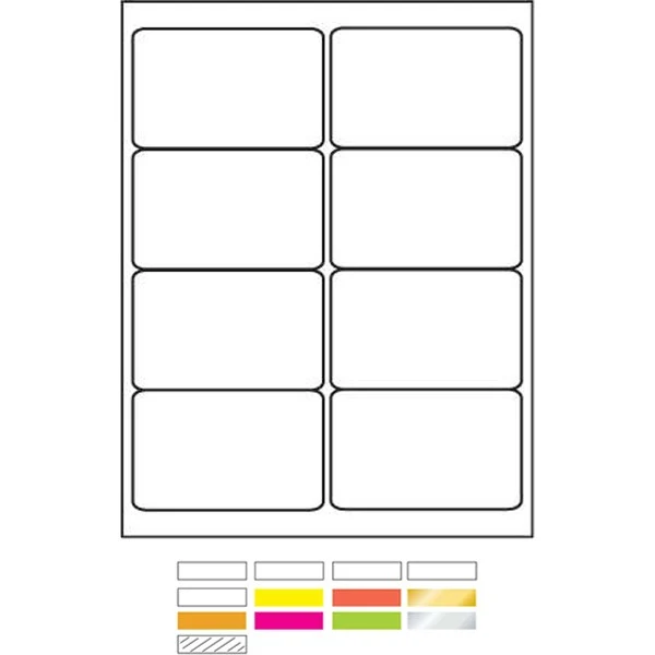 Laser Labels Printed (4"x2½") 1