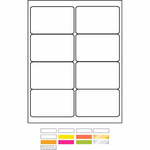 Laser Labels Printed (4"x2½")