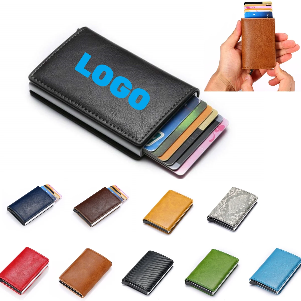 PU Leather Credit Card Case 1