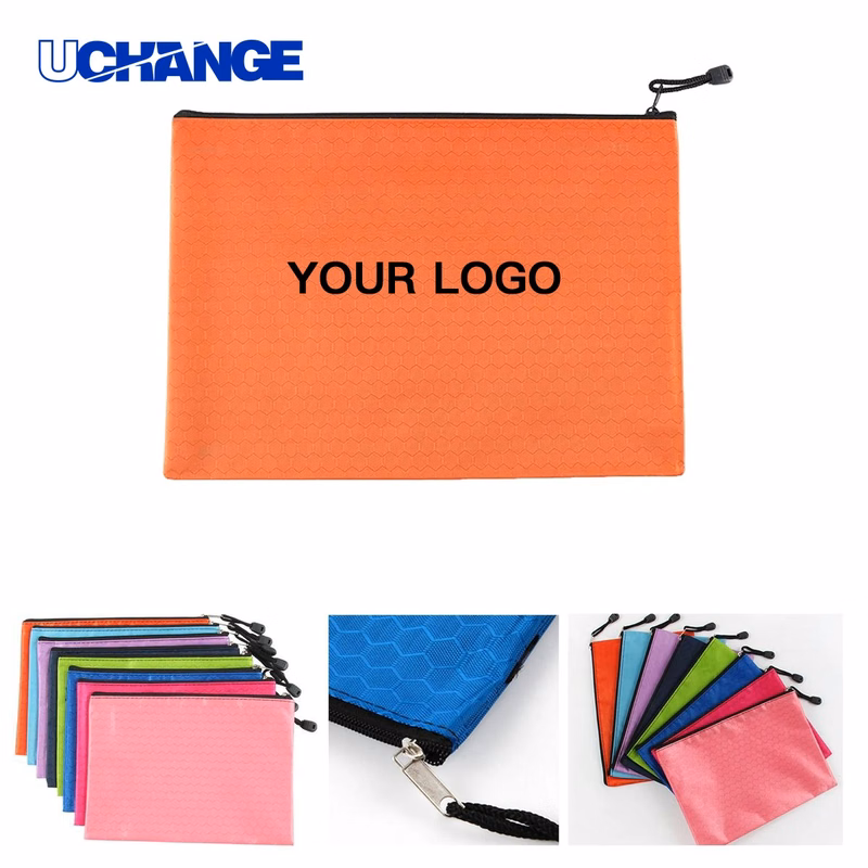PVC Document Pouch Case Durable Foldable Design