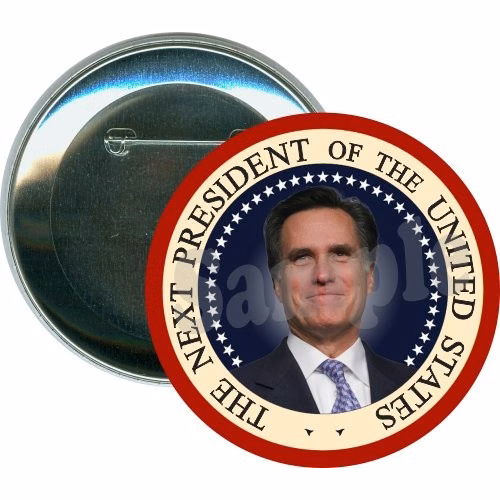 Romney, The Next President, Political Button