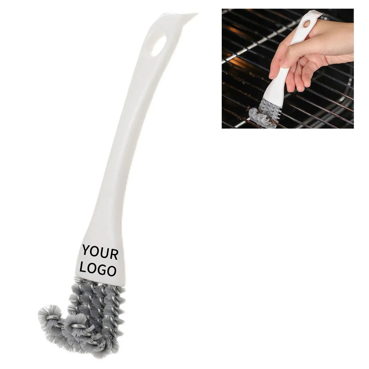 Compact Grill Brush for Outdoor Cooking 1