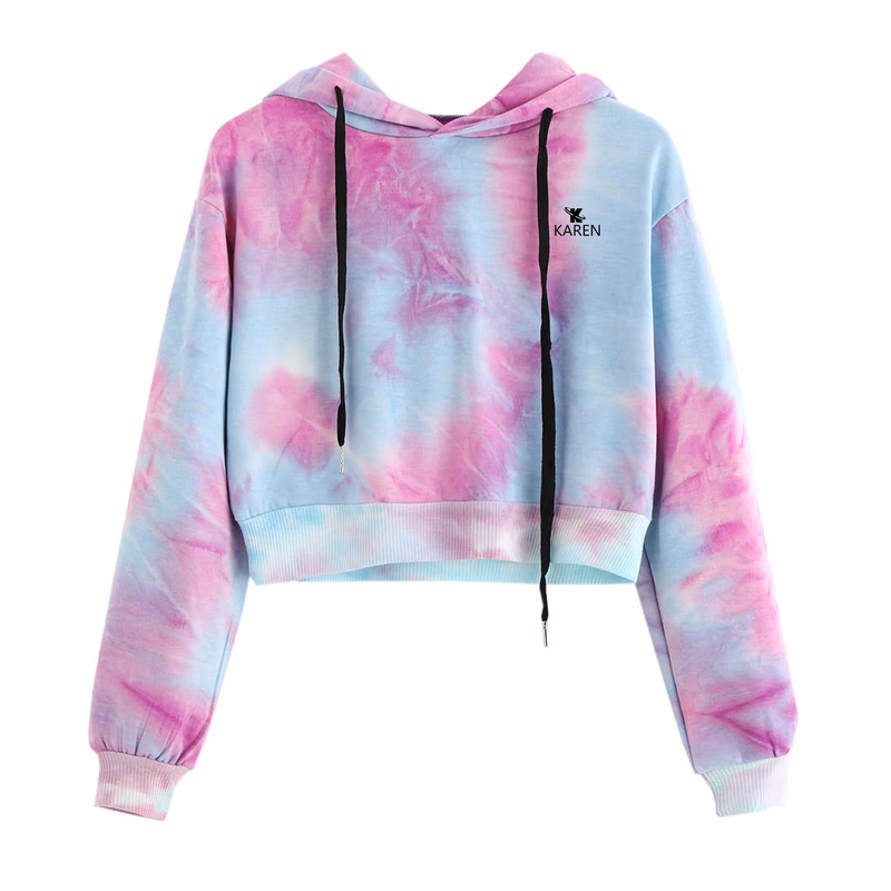 Women's Cute Fashion Hoodie Crop Top Sweatshirt