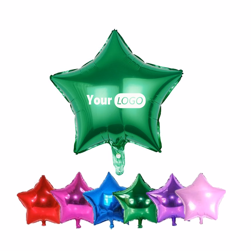 Aluminum Foil Star Balloons MOQ 50