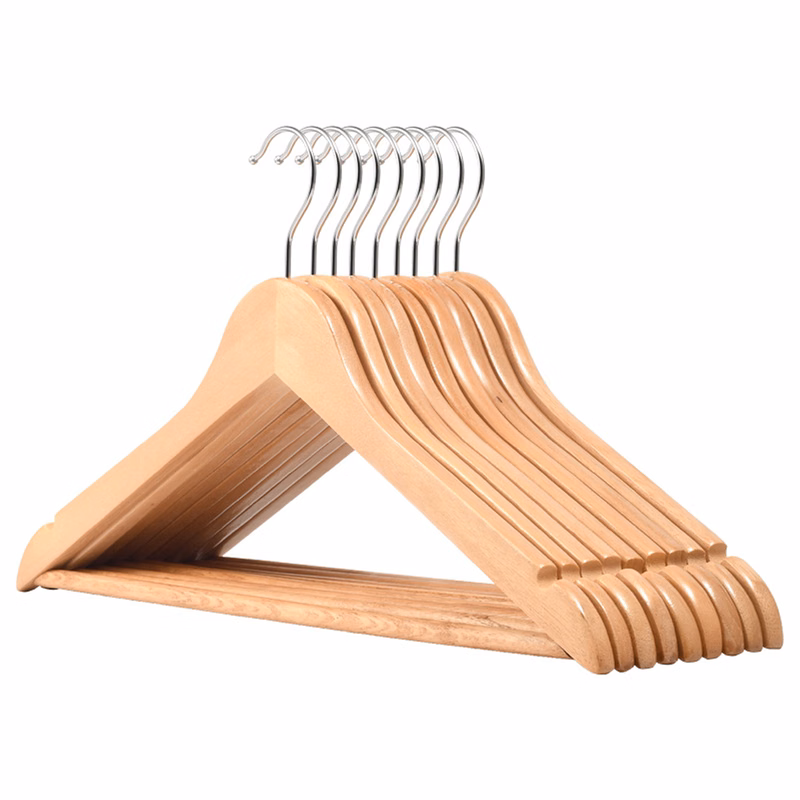 Premium Wooden Clothing Hangers