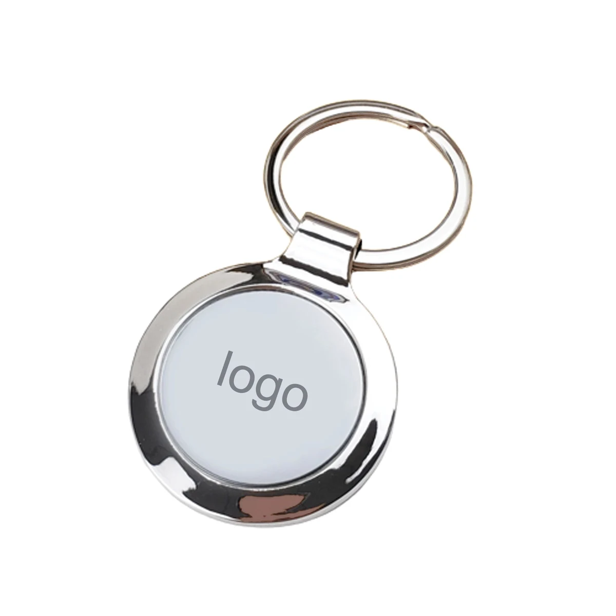 Circular Metal Key Chain 1