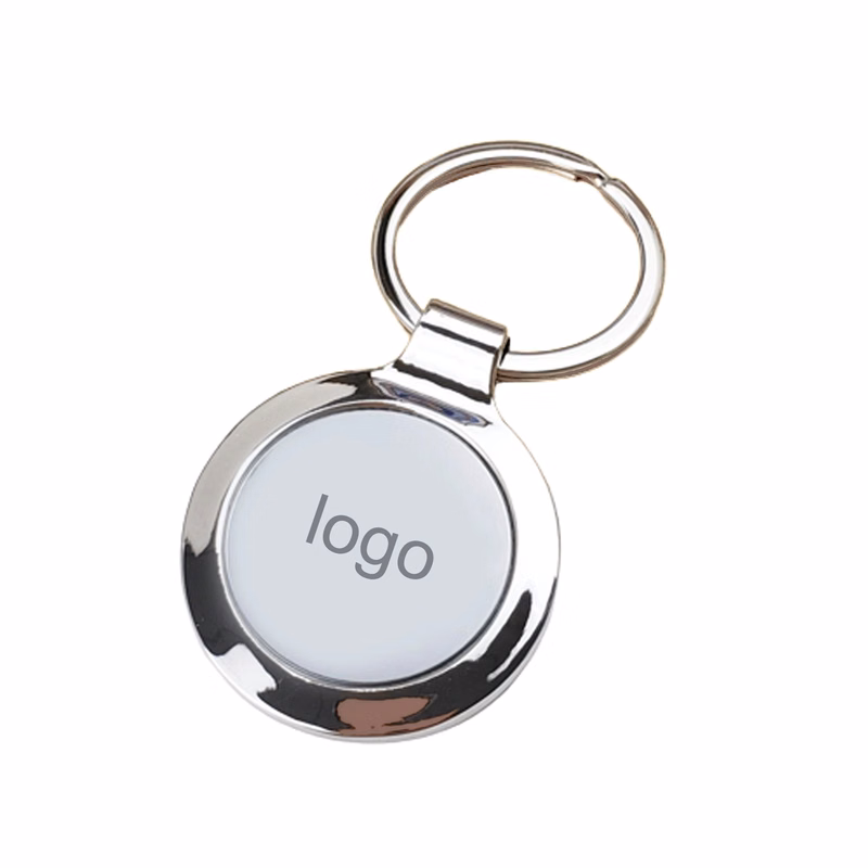 Circular Metal Key Chain