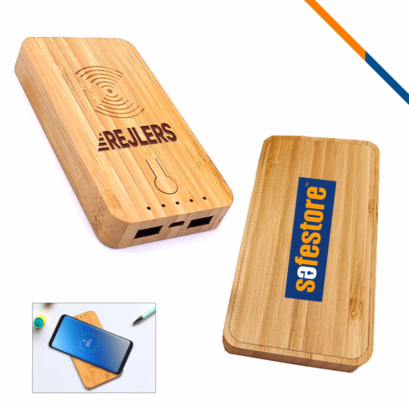 Lica 2in1 Bamboo Wireless Power Bank