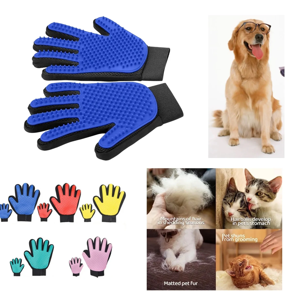 Pet Grooming Gloves 1