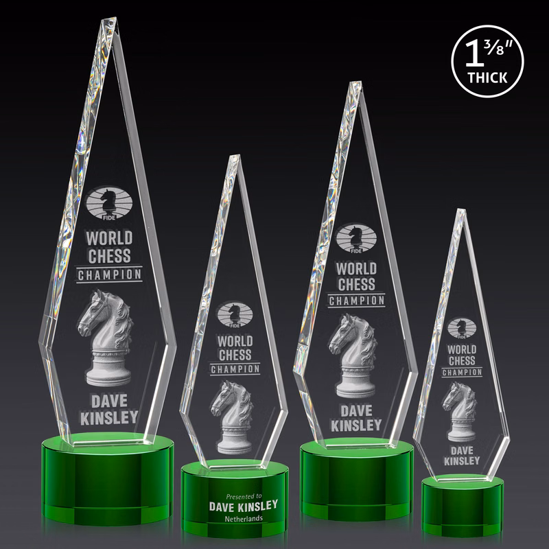 Springfield 3D Award on Marvel Base - Green