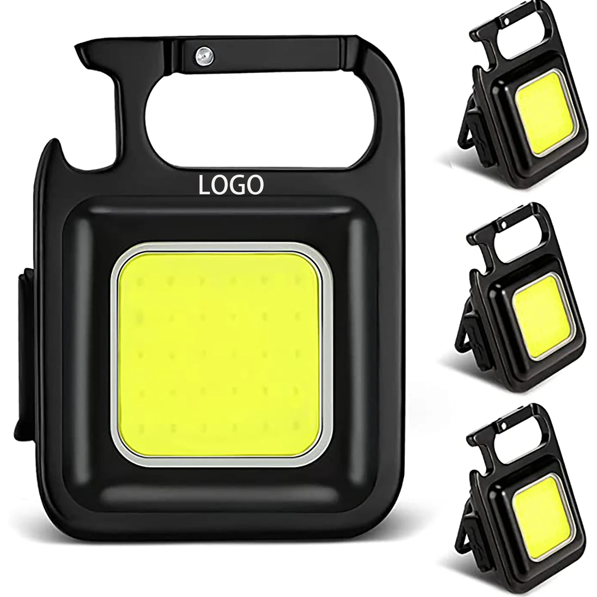 Pocket Led Flashlight with Folding Bracket Bottle Opener and Magnet Base for Running/Finishing 1