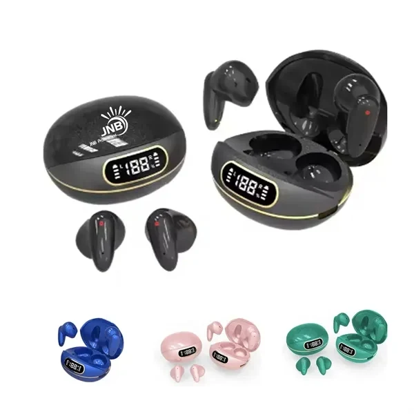 Stylish LED Digital Earbuds Sports Earphones 1