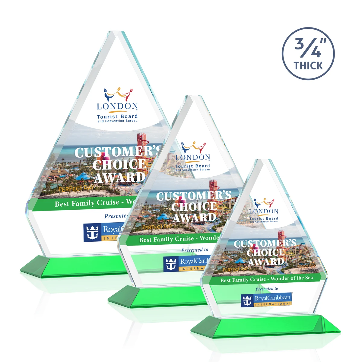 Fyreside VividPrint™ Award - Green 1
