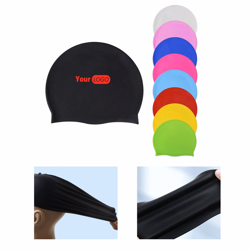 Stylish Waterproof Silicone Swimming Cap