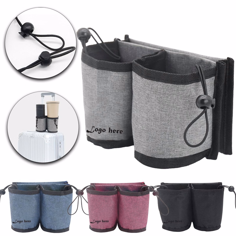 Portable Oxford Cloth Travel Suitcase Cup Sleeve