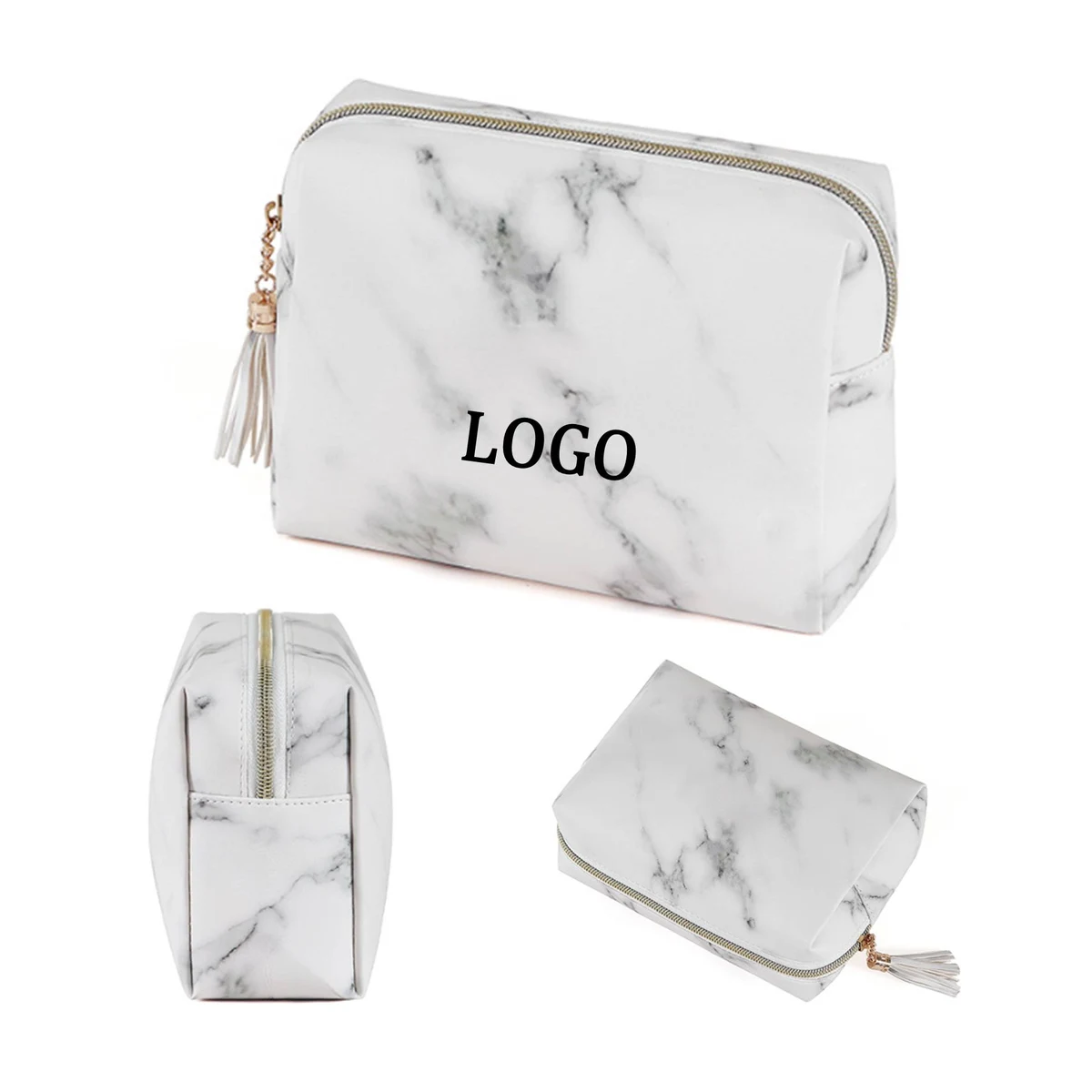 Marble Pattern Cosmetic Bag 1