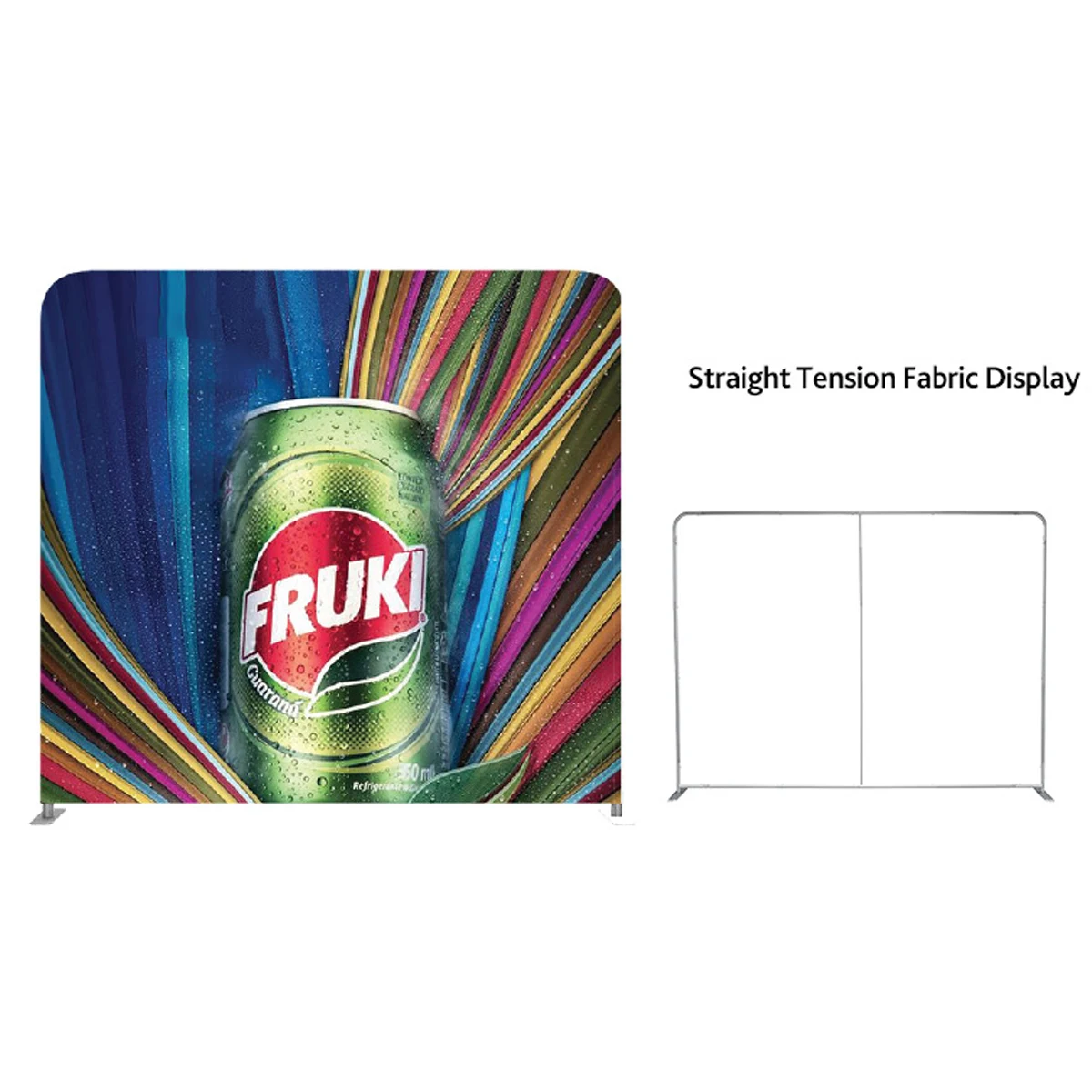 8' Straight Tension Fabric Display 1