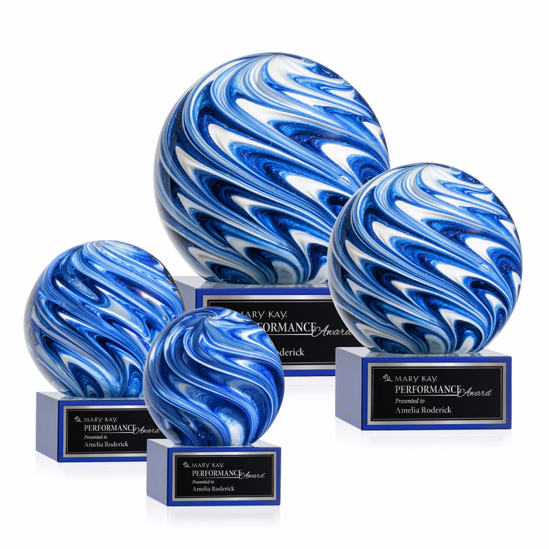Naples Award on Hancock Base - Blue