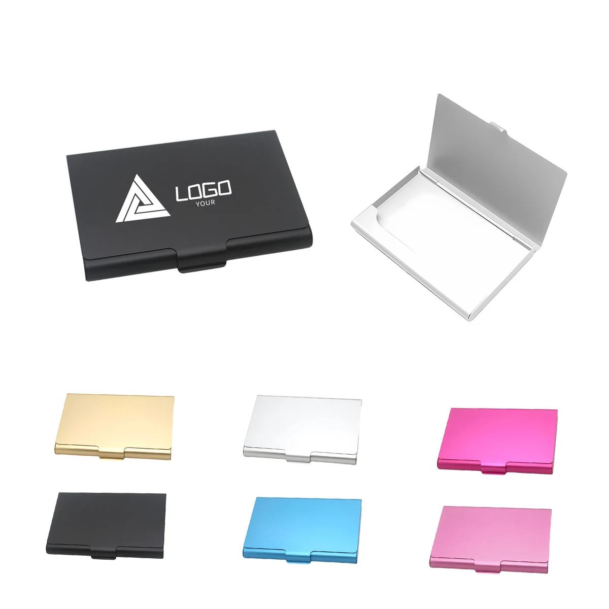 Business Card Holder Case Aluminum 1