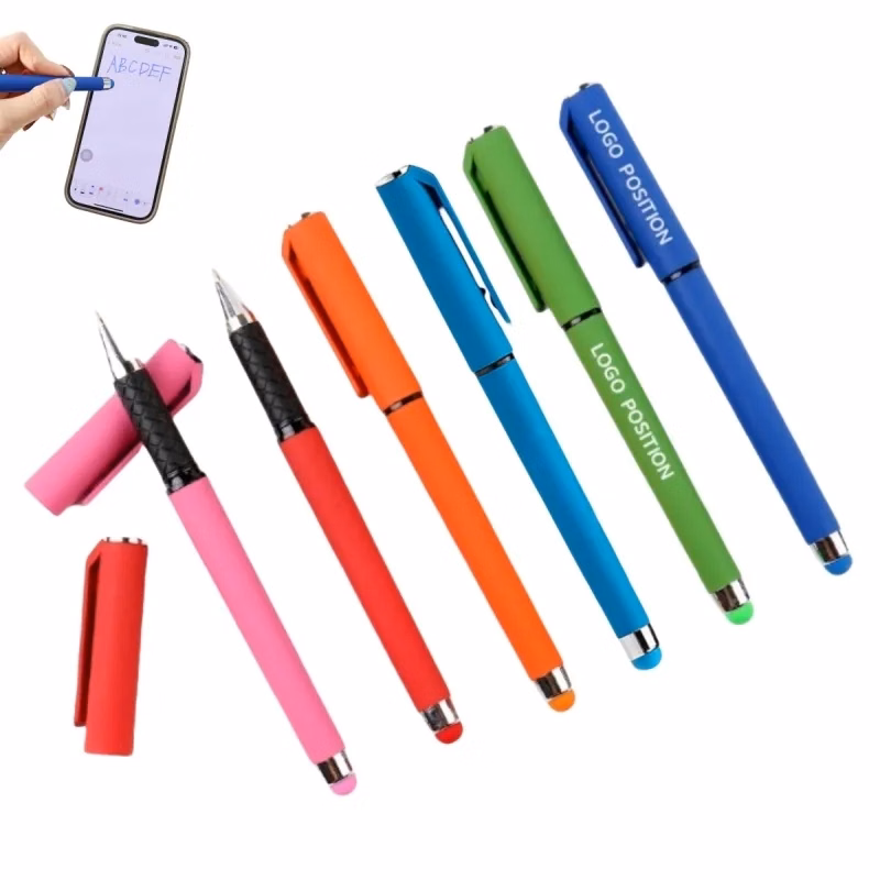 Colorful Plastic Gel Pen with Soft Stylus Tip
