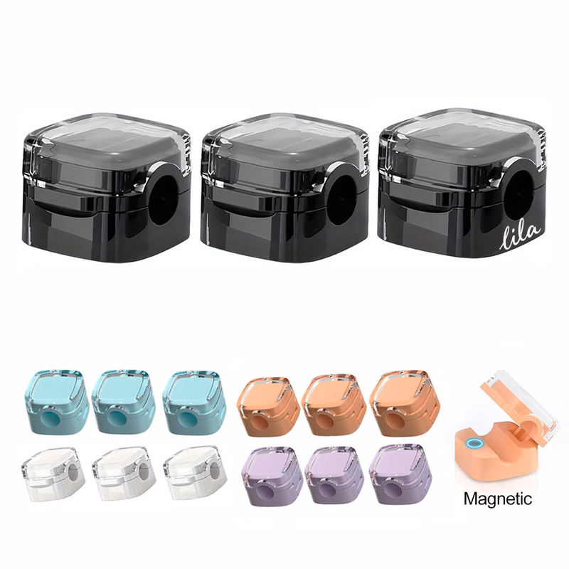 3Pcs ABS Magnetic Desktop Cable Organizer w/ Adhesive Base