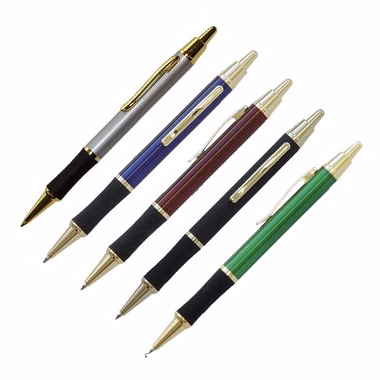 Aztec II Ball Point Pen with Gold Trim