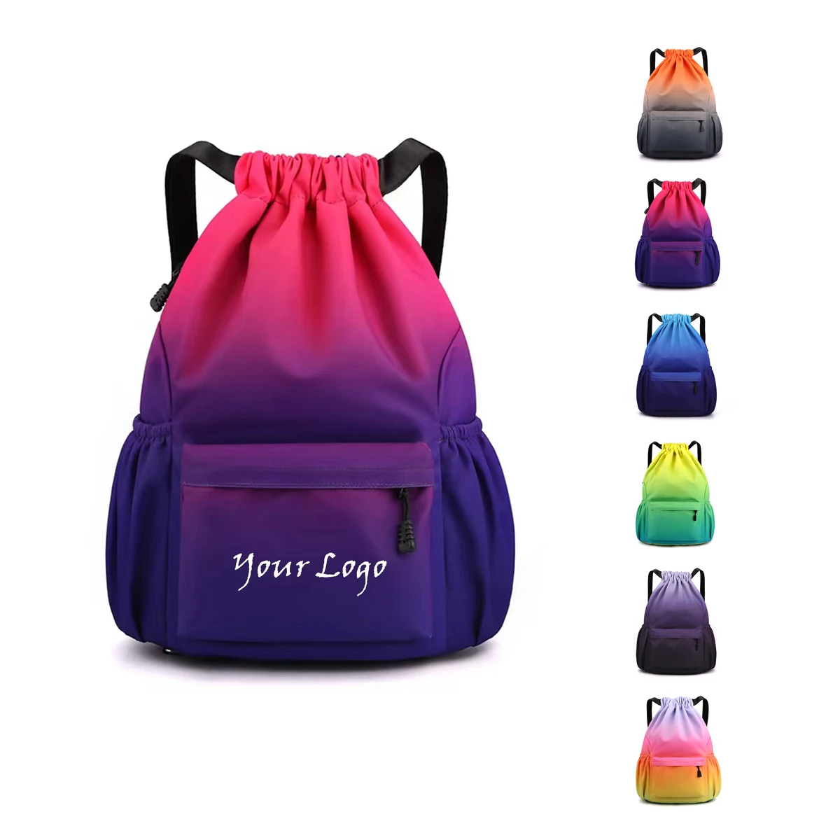 Gradient Color Sports Backpack 1