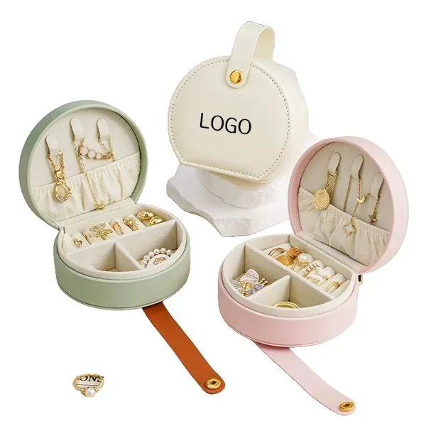 Circular Portable Jewelry Box 1