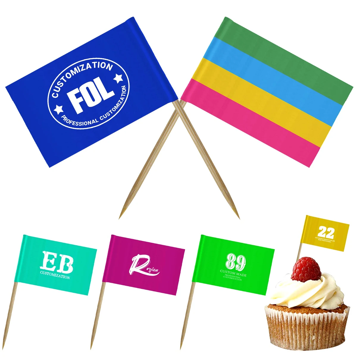 Cocktail Toothpick Flag 1