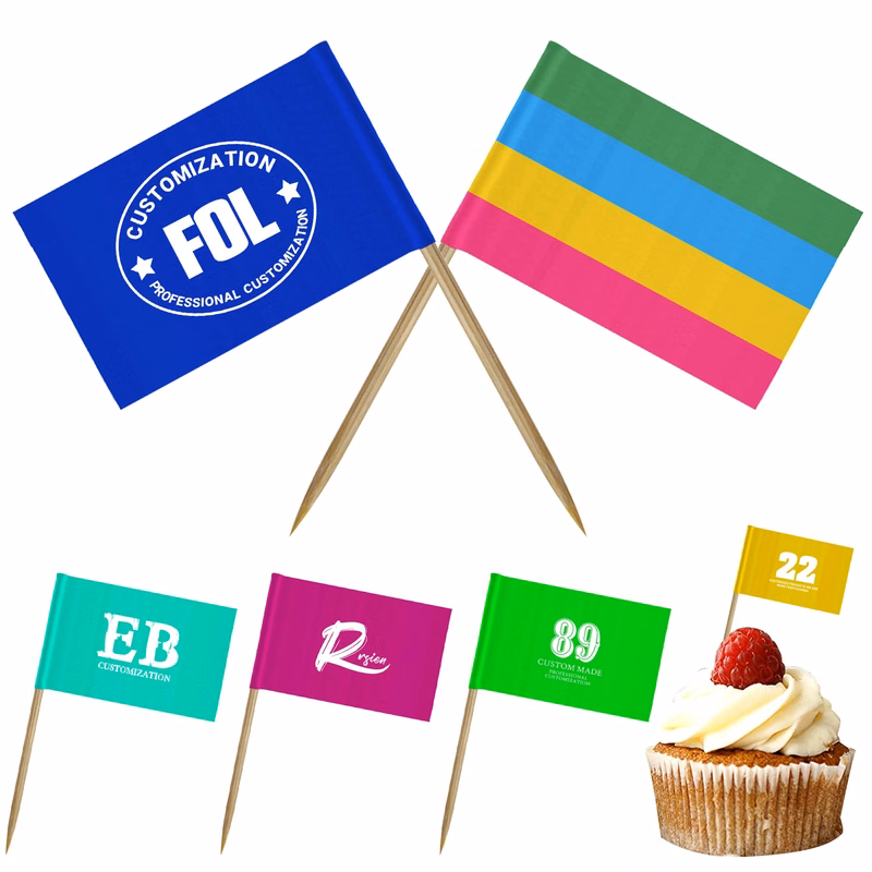 Cocktail Toothpick Flag