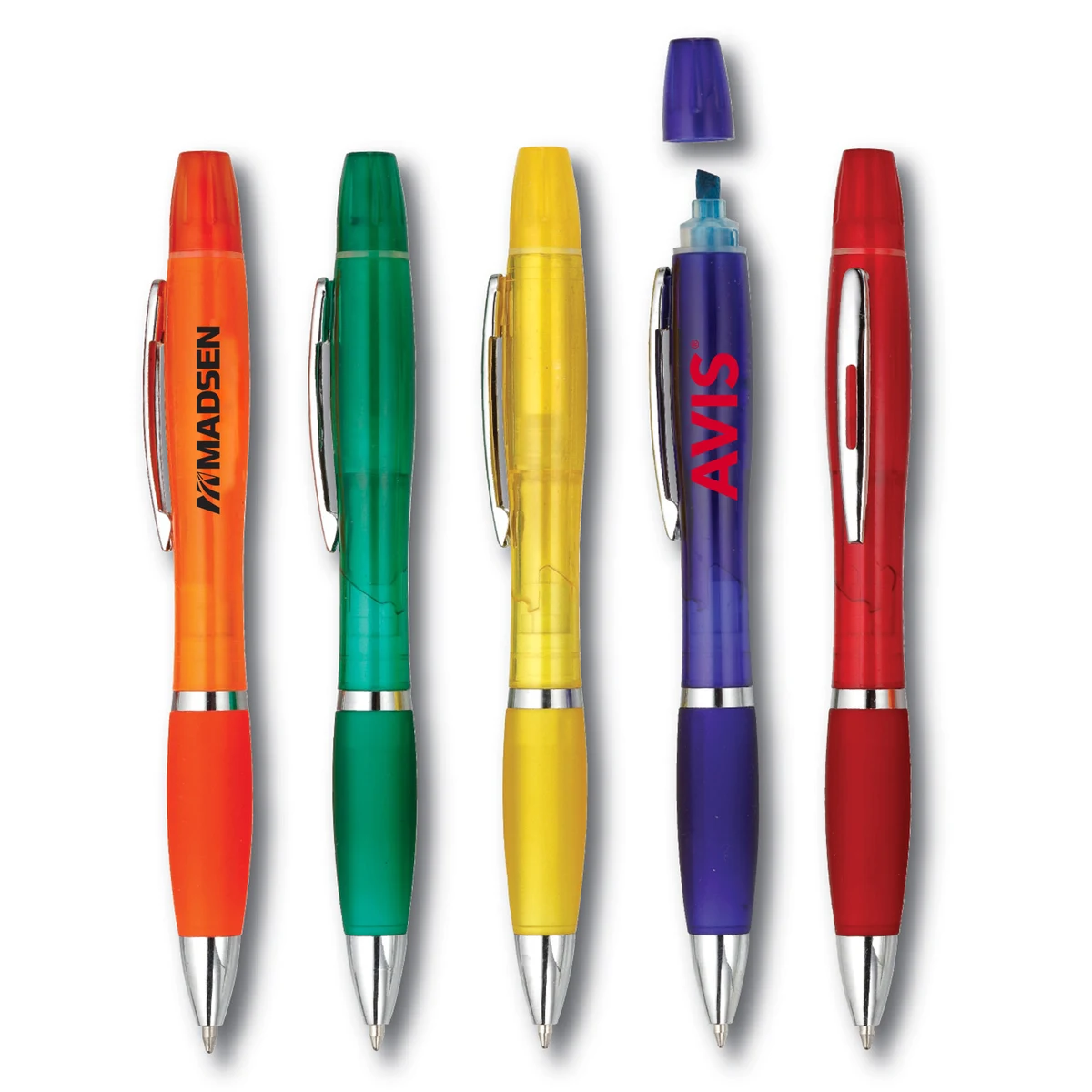 Pen & Highlighter Combo (Color Barrel) 1