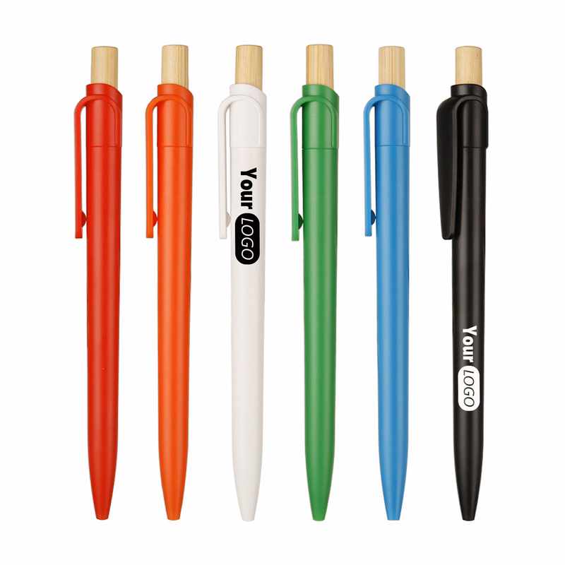 Environmentally Friendly Bamboo Plastic Ballpoint Pen