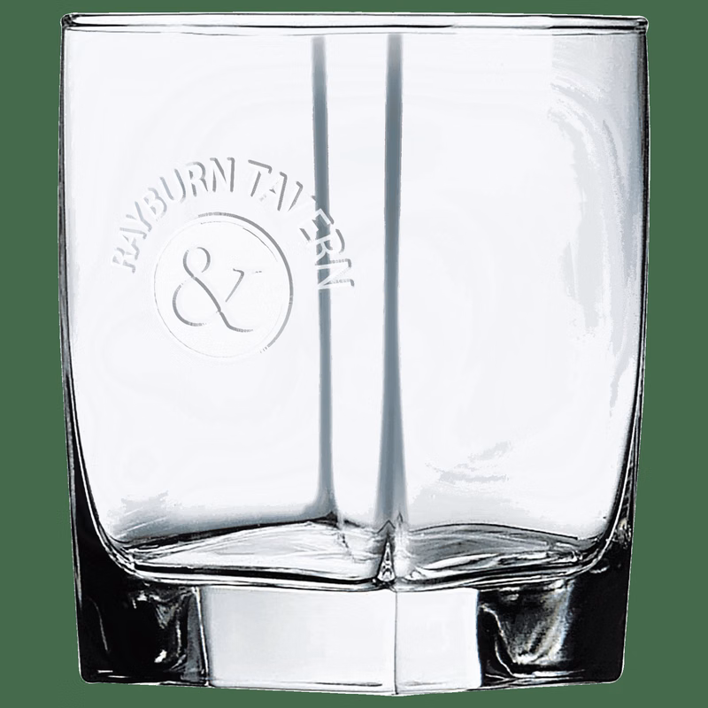Polar Camel 12 oz Clear Square Double Old Fashioned