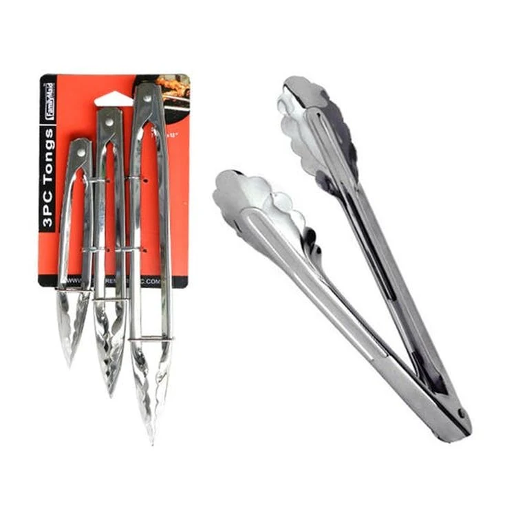 Kitchen Tong Sets - 3 Pack 7" 9" 12" 1
