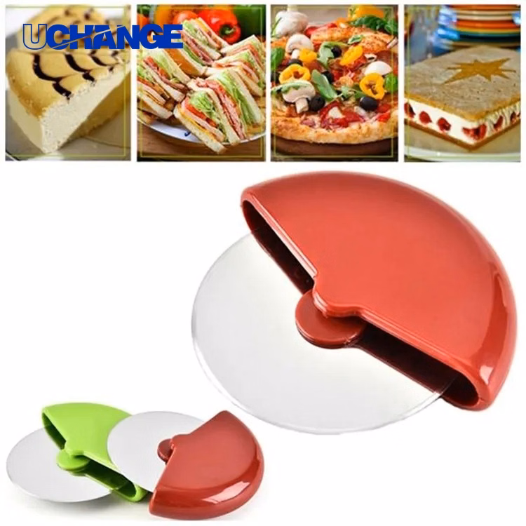 Round Roller Pizza Cutter for Kitchen Food Prep