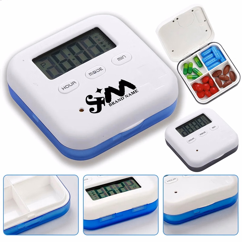 Portable Electronic Intelligent Timed Reminders Pill Boxs