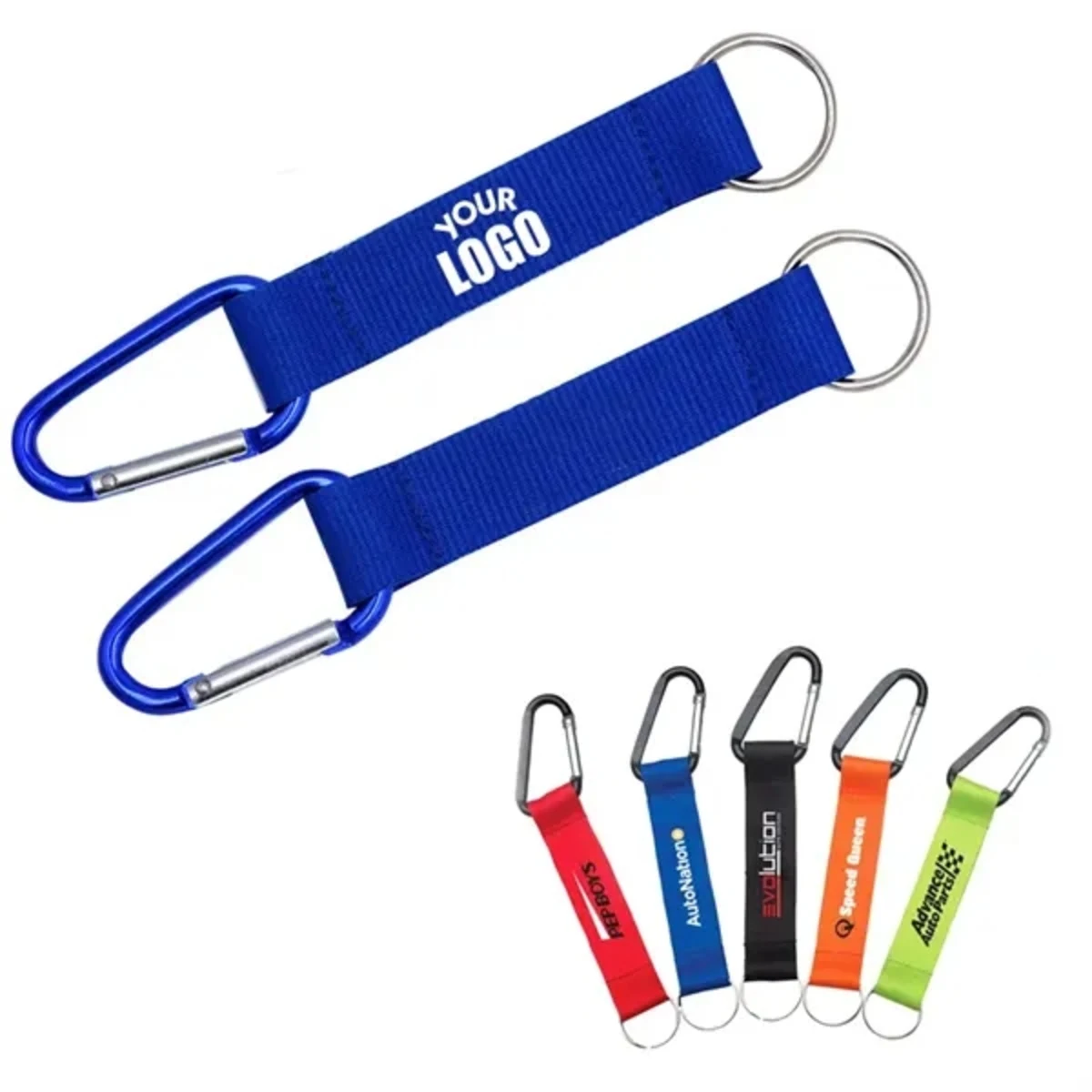 Lanyard Key Ring with Metal Carabiner
1