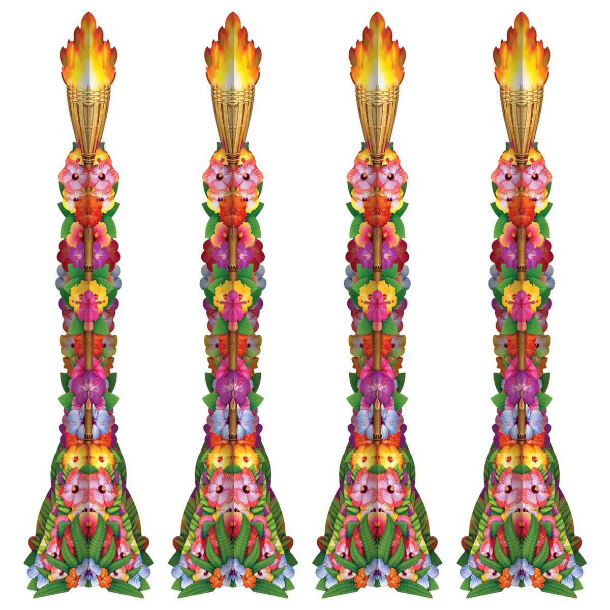 Luau 3-D Tiki Torch Props 1