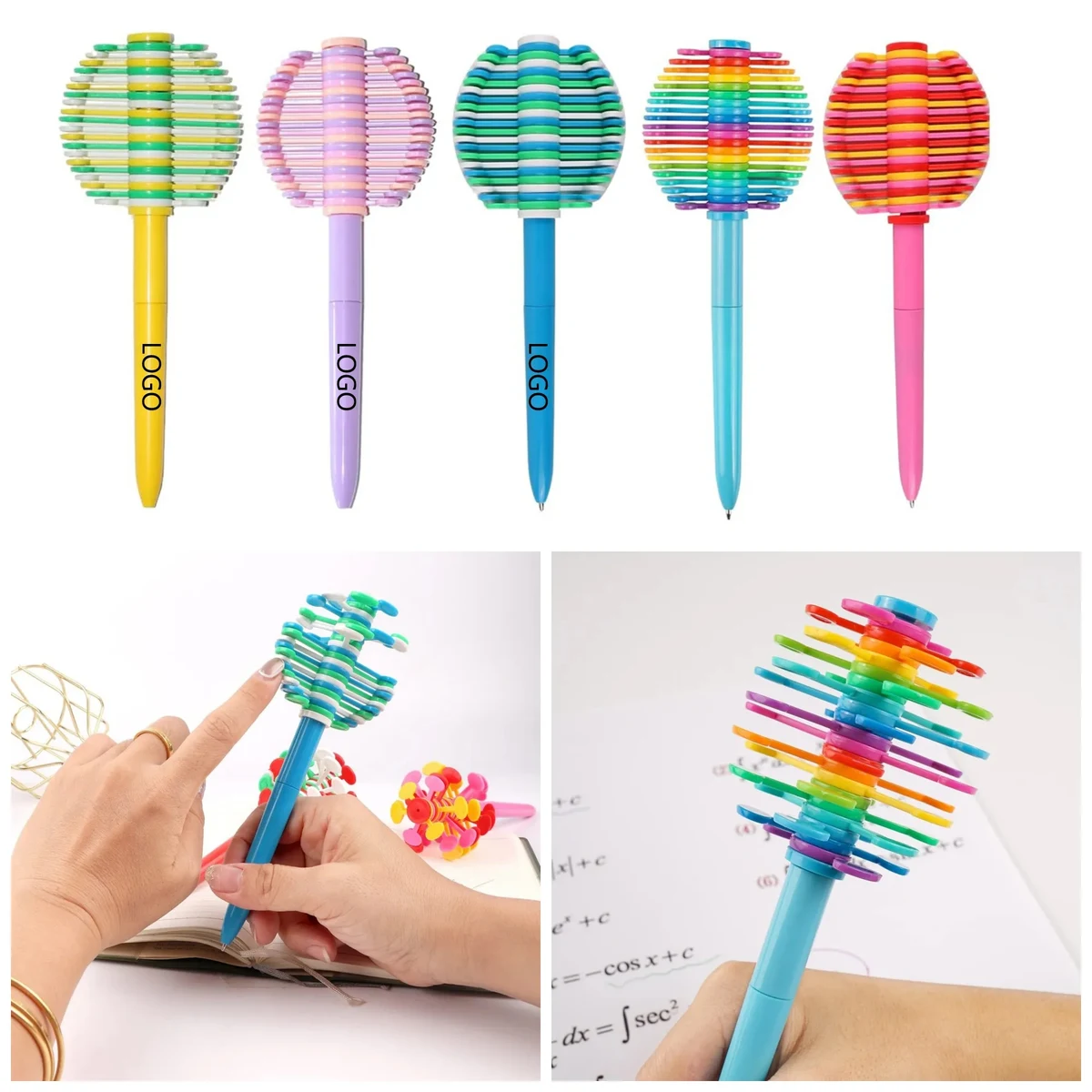 Fidget Rotating Decompression Ballpoint Pens for Students 1