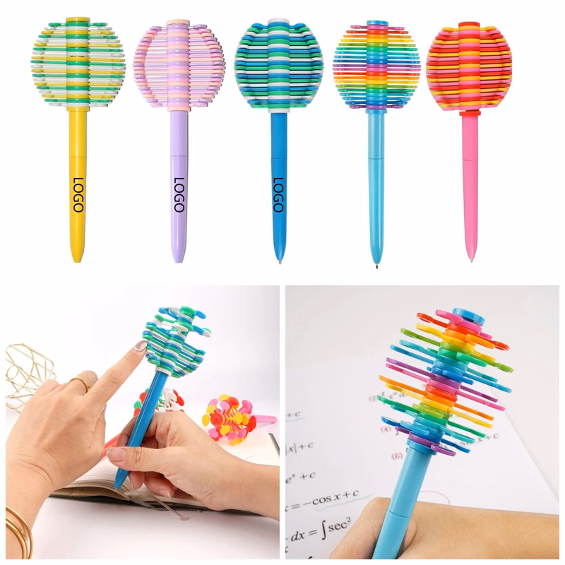 Fidget Rotating Decompression Ballpoint Pens for Students