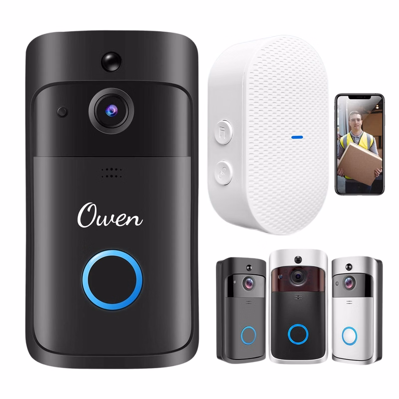 1080P Video Doorbell Camera w/ Receiver