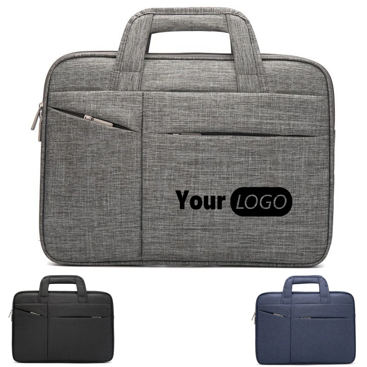 Canvas Laptop Bag 15.6 Inch Briefcase 1