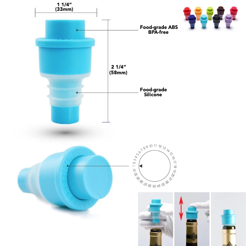 ABS Vacuum Wine Stopper 1