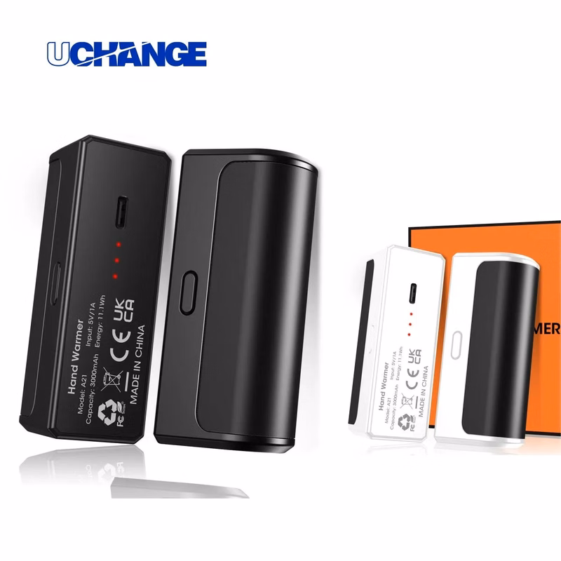 3,000mAh Magnetic Rechargeable Mini Hand Warmer With LED
